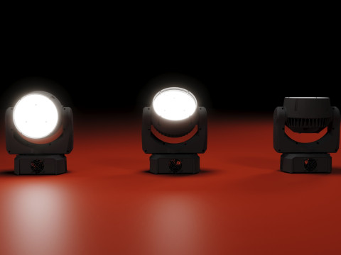 Moving Head Stage Light 3D-Modell