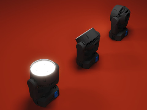 Moving Head Stage Light 3D Model
