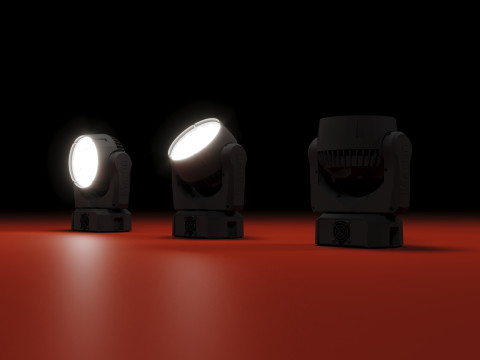Moving Head Stage Light 3D Model