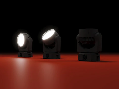 Moving Head Stage Light 3D Model