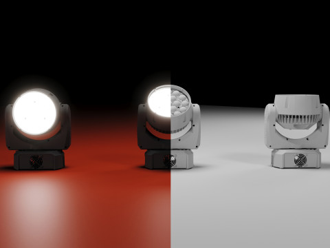 Moving Head Stage Light 3D Model