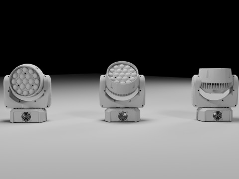 Moving Head Stage Light 3D Model