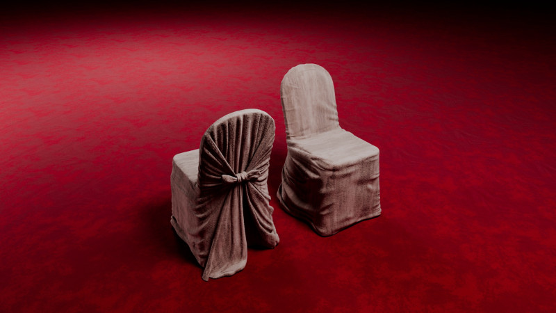 Elegant Event Chair 3D Модель .c4d .max .obj .3ds .fbx .stl .blend