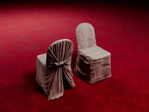 Елегантне крісло для подій 3D Модель