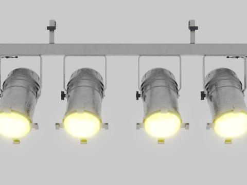 PAR64 Stage Light 3D Model