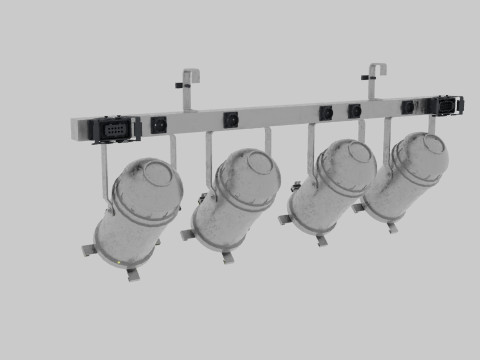 PAR64 Stage Light 3D Model