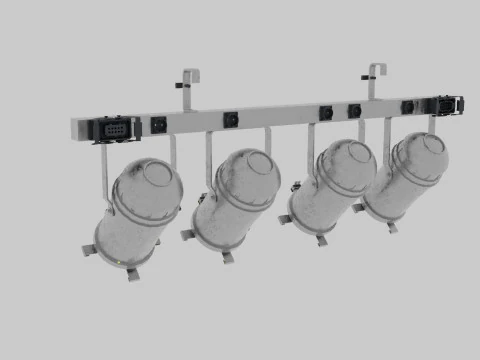 PAR64 Stage Light 3D Model