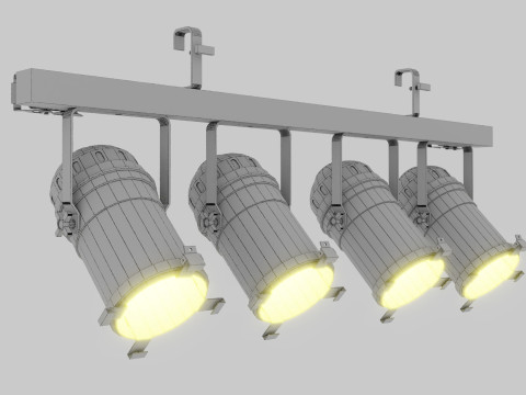 PAR64 Stage Light 3D Model