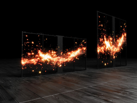 Transparent LED Screen 3D 模型