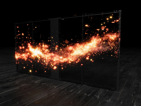 Transparent LED Screen 3D Модель