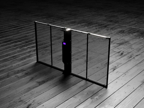 Transparent LED Screen 3D Model