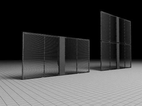 Transparent LED Screen 3D Модель