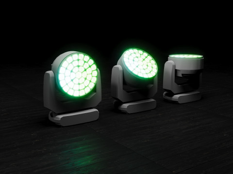 Moving Head Stage Light 3D Model