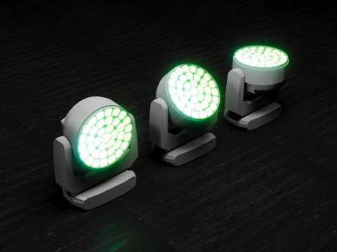 Moving Head Stage Light 3D Model