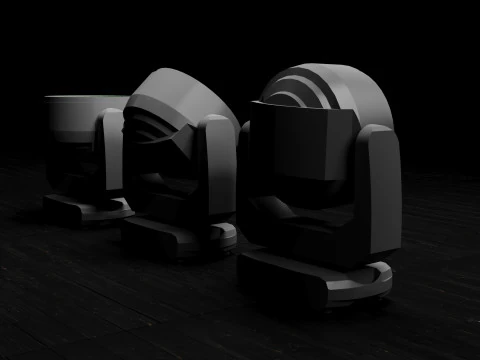 Moving Head Stage Light 3D Model
