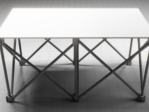 Modular Concert Stage Podium Modello 3D