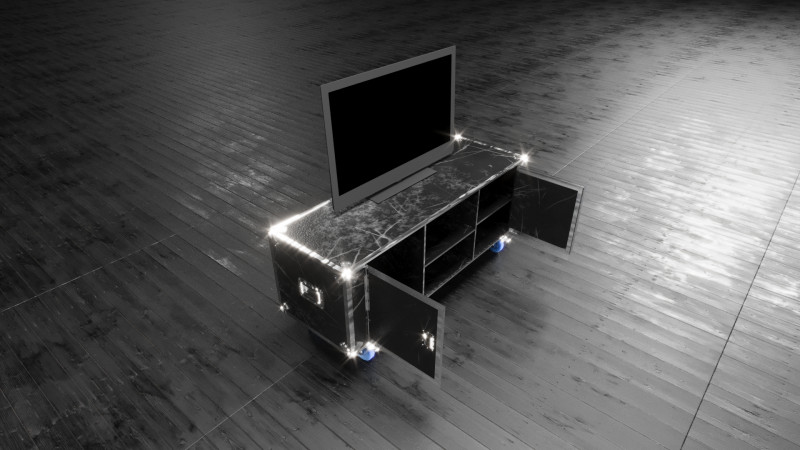 Professional Flight Case 3D मॉडल .c4d .max .obj .3ds .fbx .stl .blend