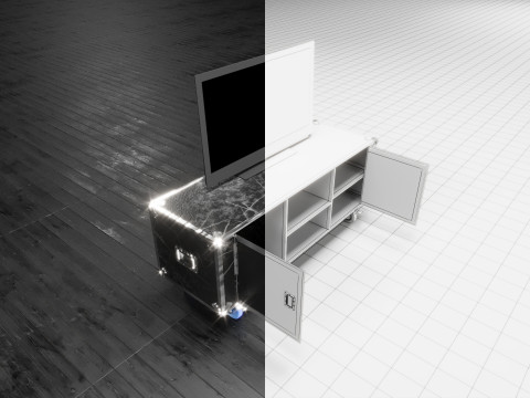 Professional Flight Case 3D मॉडल