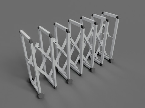 Accordion Barrier 3Dモデル