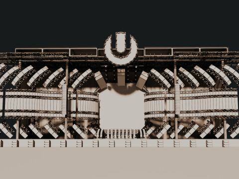 ウルトラミュージックフェスティバル2017ステージ 3Dモデル