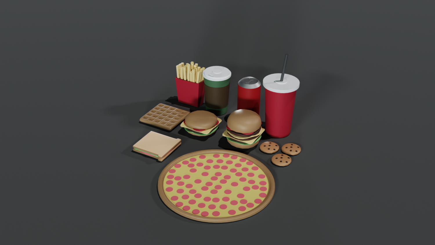 3d models food