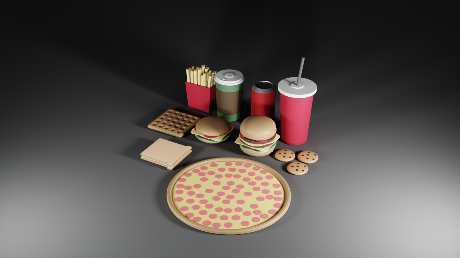 3d models food