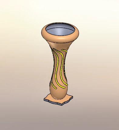 Flower pots 3D Model .c4d .max .obj .3ds .fbx .stl .blend 