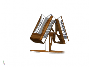 Remote control support for tv 3D 模型