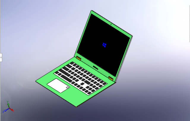 LAPTOB 3D Модель .c4d .max .obj .3ds .fbx .stl .blend 