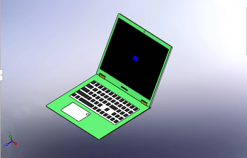 LAPTOB 3D Model .c4d .max .obj .3ds .fbx .stl .blend