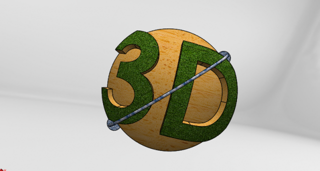 Logo Modèle 3D .c4d .max .obj .3ds .fbx .stl .blend 