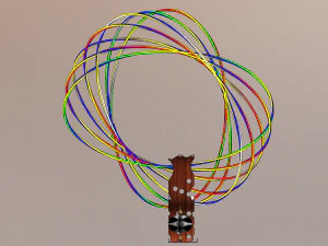 Halterung dekorativ 3D Modell