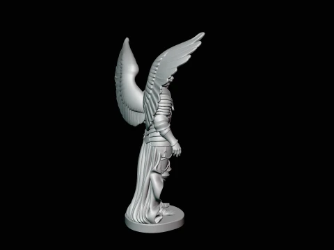 Archangel Michael Warrior Statue Design 2 - 3D Print Model 3D Print Model