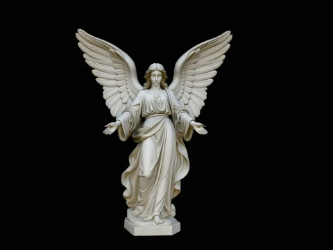 Guardian Angel Statue Design 1 - 3D Print Model 3D Print Model