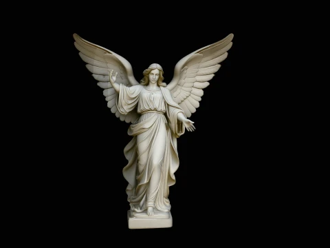 Guardian Angel Statue Design 2 - 3D Print Model 3D Print Model