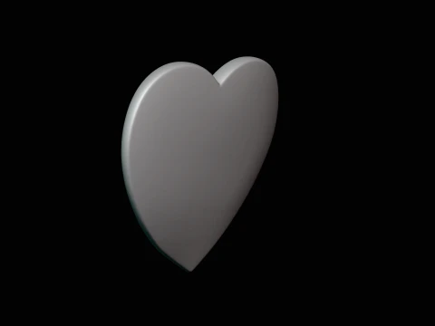 Framed Rose Heart Pendant - 3D Print Model 3D Print Model