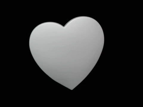 Framed Rose Heart Pendant - 3D Print Model 3D Print Model