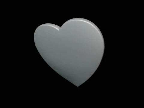 Framed Rose Heart Pendant - 3D Print Model 3D Print Model