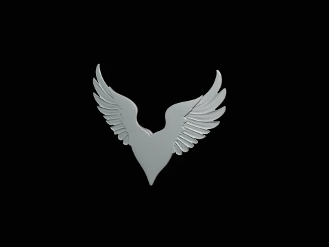 Winged Heart Pendant Design 6 - 3D Print Model 3D Print Model