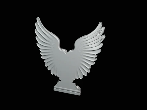 Winged Heart Pendant Design 8 - 3D Print Model 3D Print Model