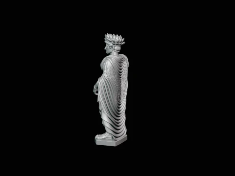Roman Emperor Statue Design 2 - 3D Print Model 3D Print Model