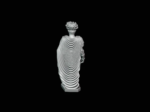 Roman Emperor Statue Design 2 - 3D Print Model 3D Print Model