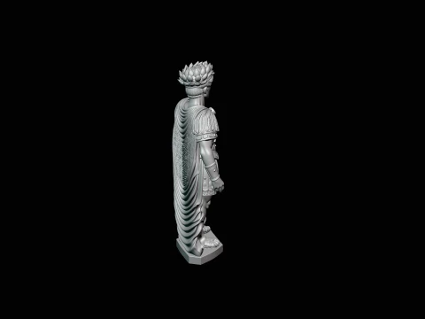 Roman Emperor Statue Design 2 - 3D Print Model 3D Print Model