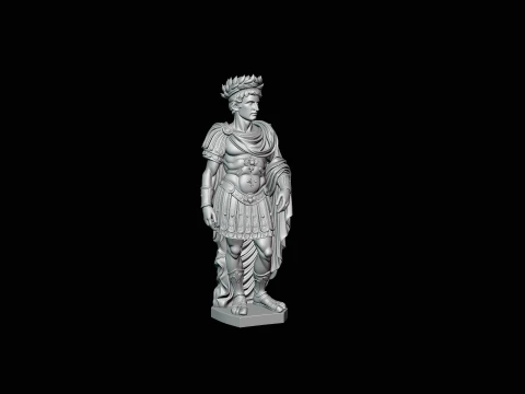 Roman Emperor Statue Design 2 - 3D Print Model 3D Print Model