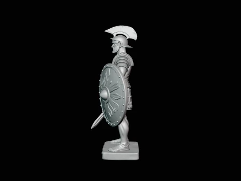 Roman Legionary Statue Design 1 - 3D Print Model 3D Print Model
