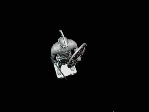 Roman Legionary Statue Design 1 - 3D Print Model 3D Print Model