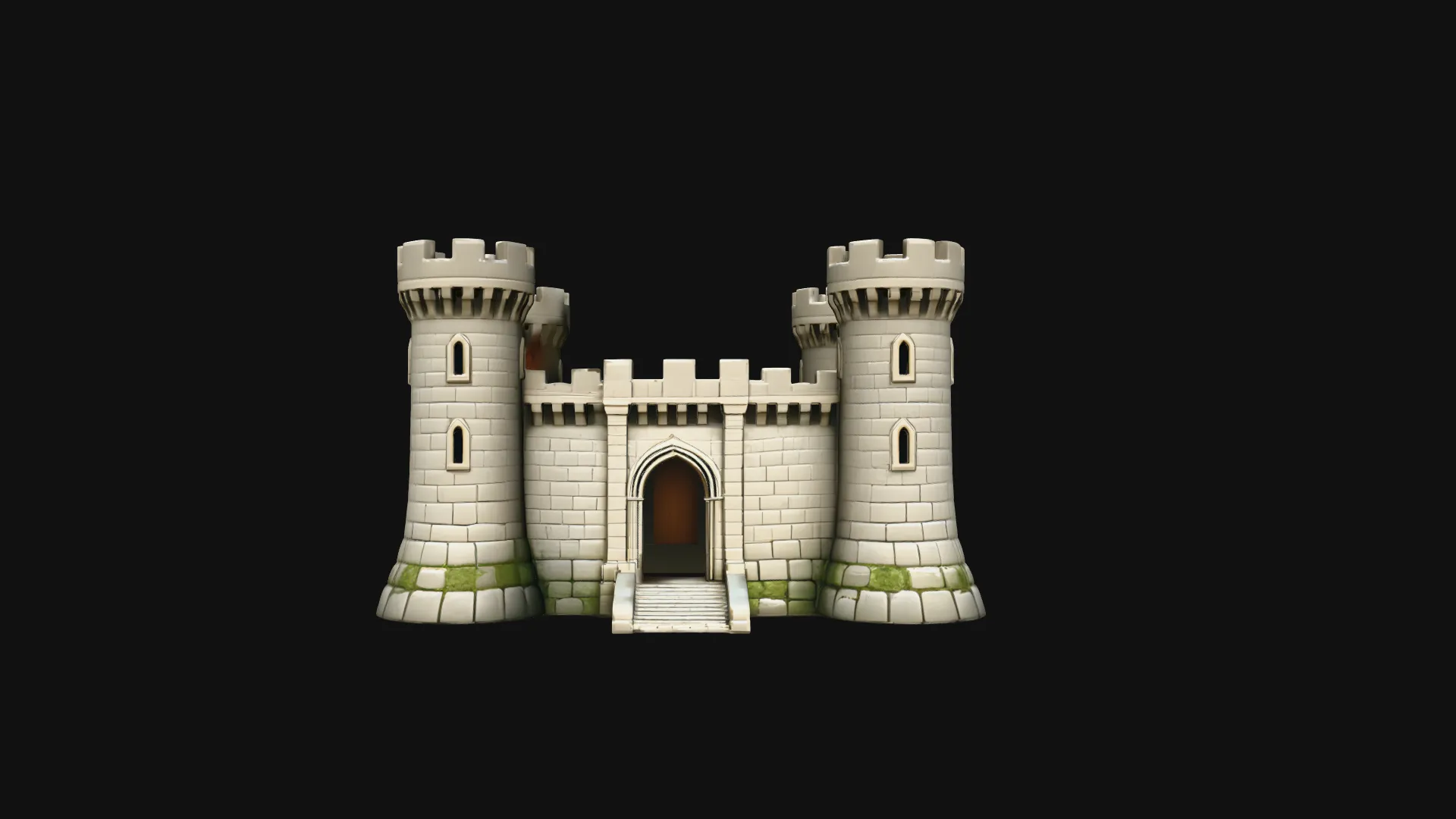 Medieval Castle Gate Model Design 7 - 3D Print Model 3D Print Model .c4d .max .obj .3ds .fbx .stl .blend 