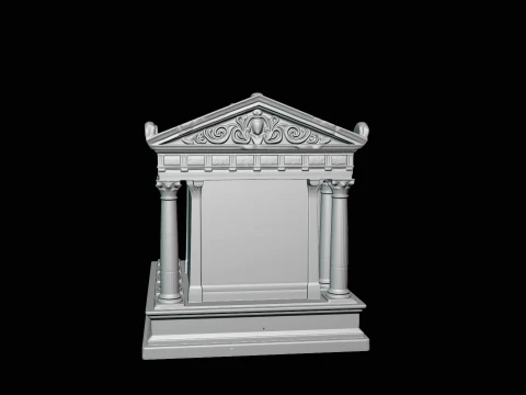 Classical Temple Model Design 1 - 3D Print Model 3D Print Model