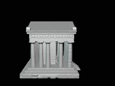 Classical Temple Model Design 6 - 3D Print Model 3D Print Model