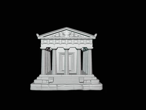 Classical Temple Model Design 7 - 3D Print Model 3D Print Model